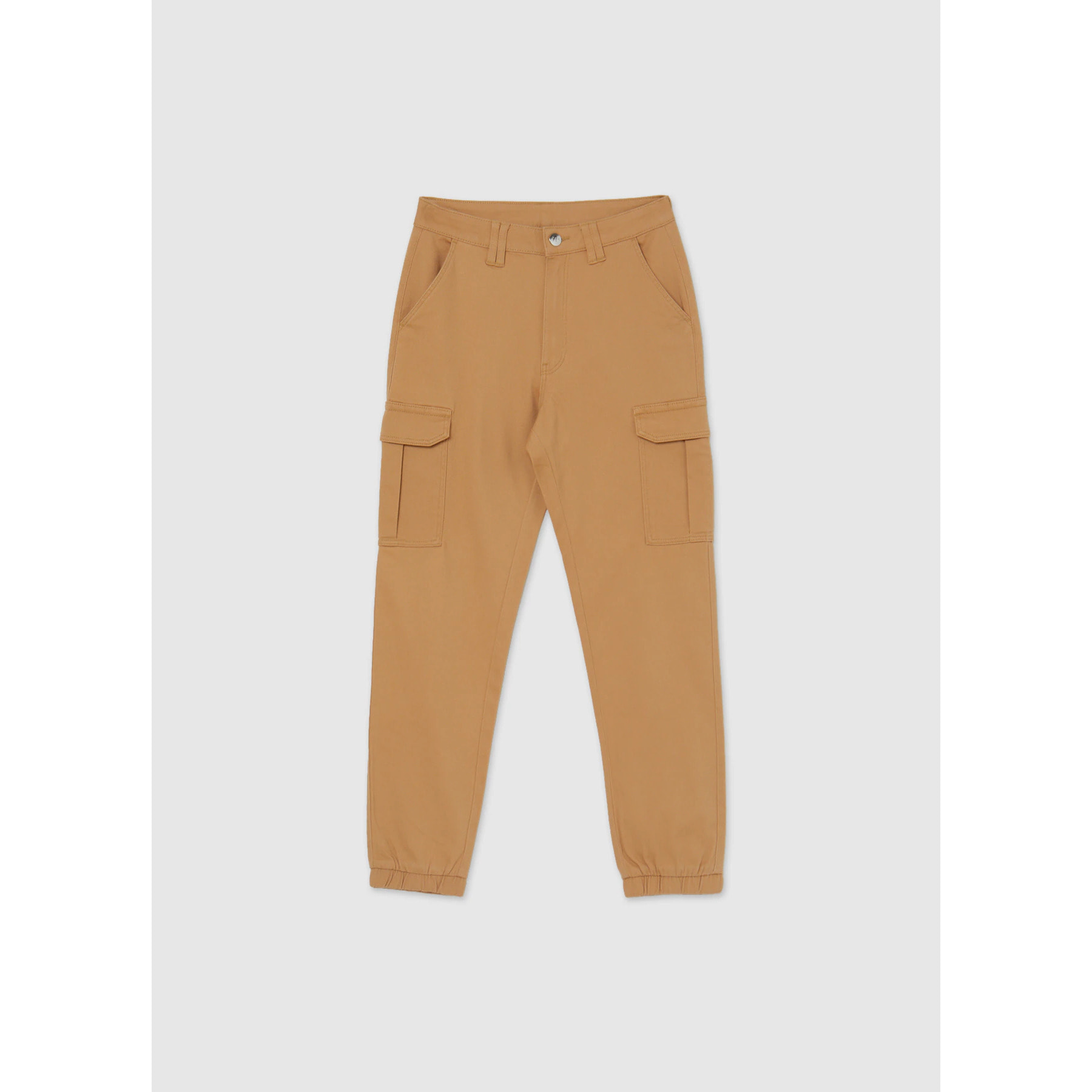 Pantalone cargo tinta unita