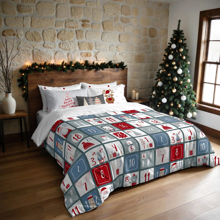 Housse de couette avec clics 100% coton Laponia 3