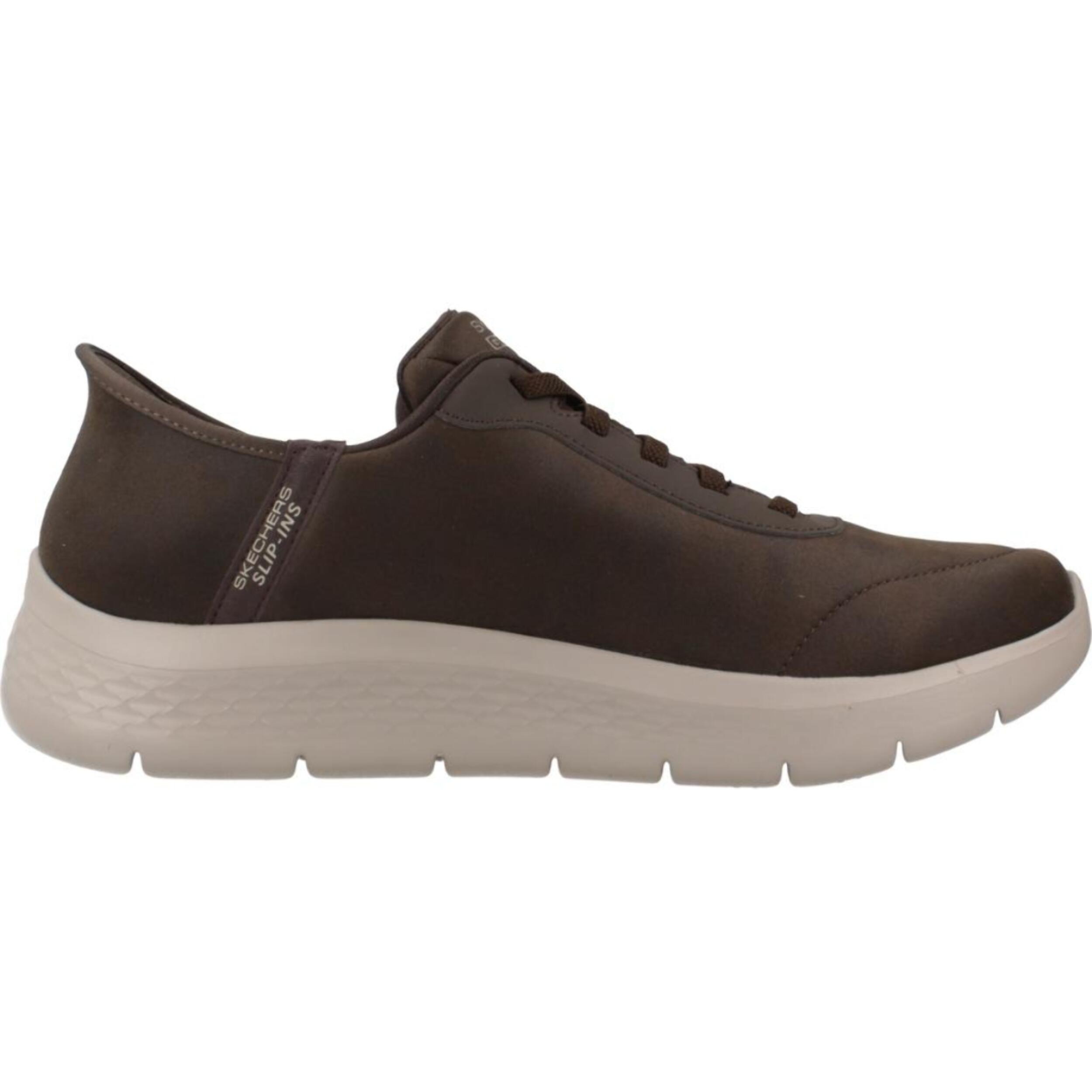 Sneakers De  Hombre Slip - Ins Go Walk Flex - Smoot Marron