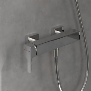 Mitigeur mécanique douche Subway 3.0 Chrome + Ensemble de douche Verve Showers 3 jets Chrome