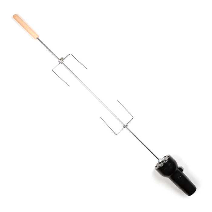 Kit tournebroche 63 cm pour barbecue