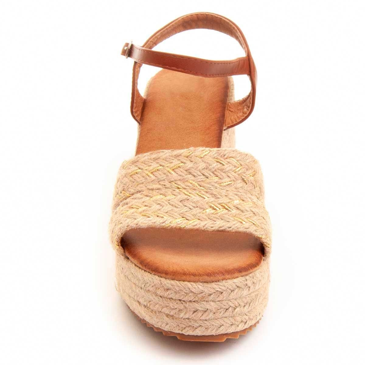 Sandalias de Tacón - Beige - Altura: 7 cm