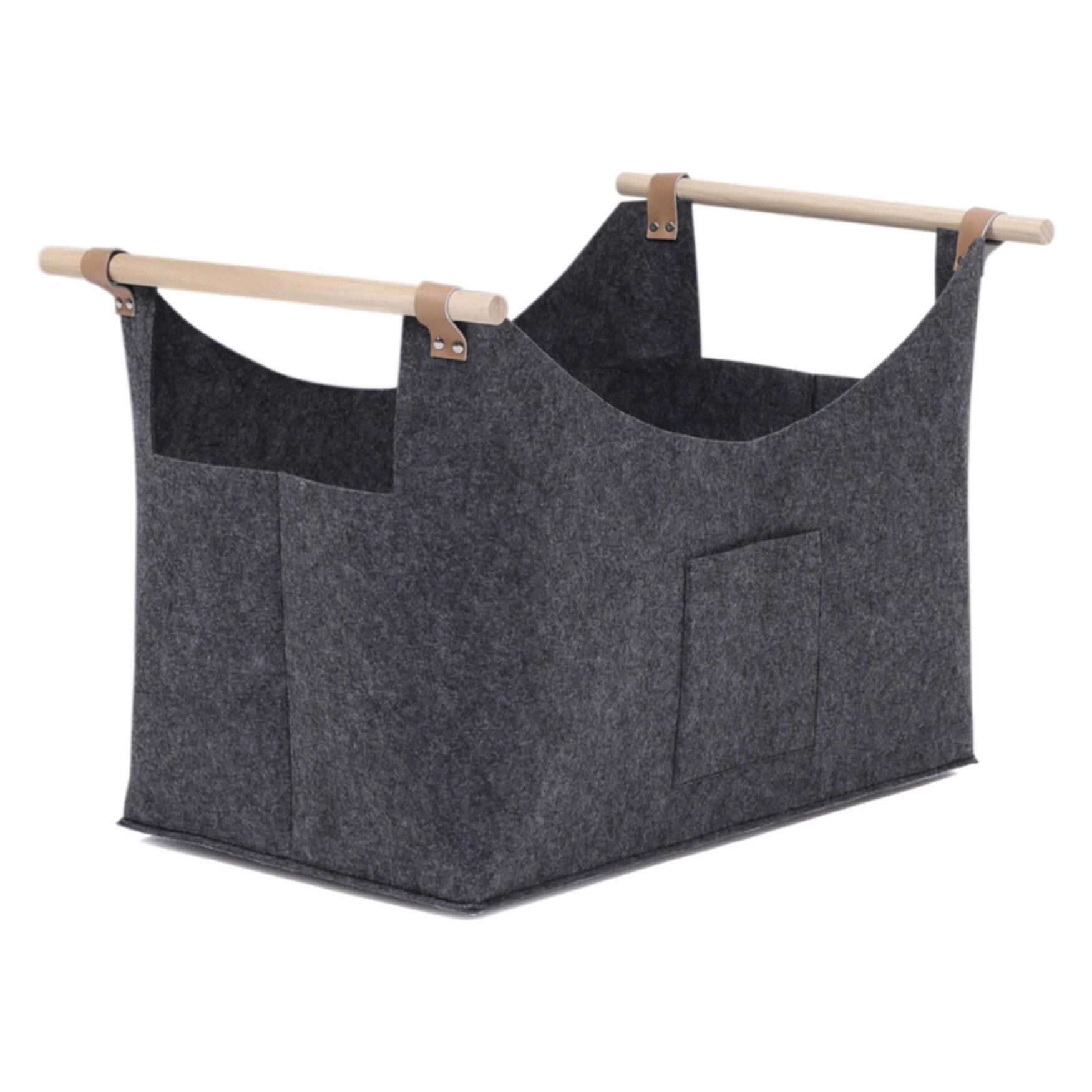 Sac de transport pour bûches en feutrine