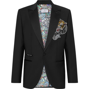 PHILIPP PLEIN Blazer de un botón Slim Fit TATTOO