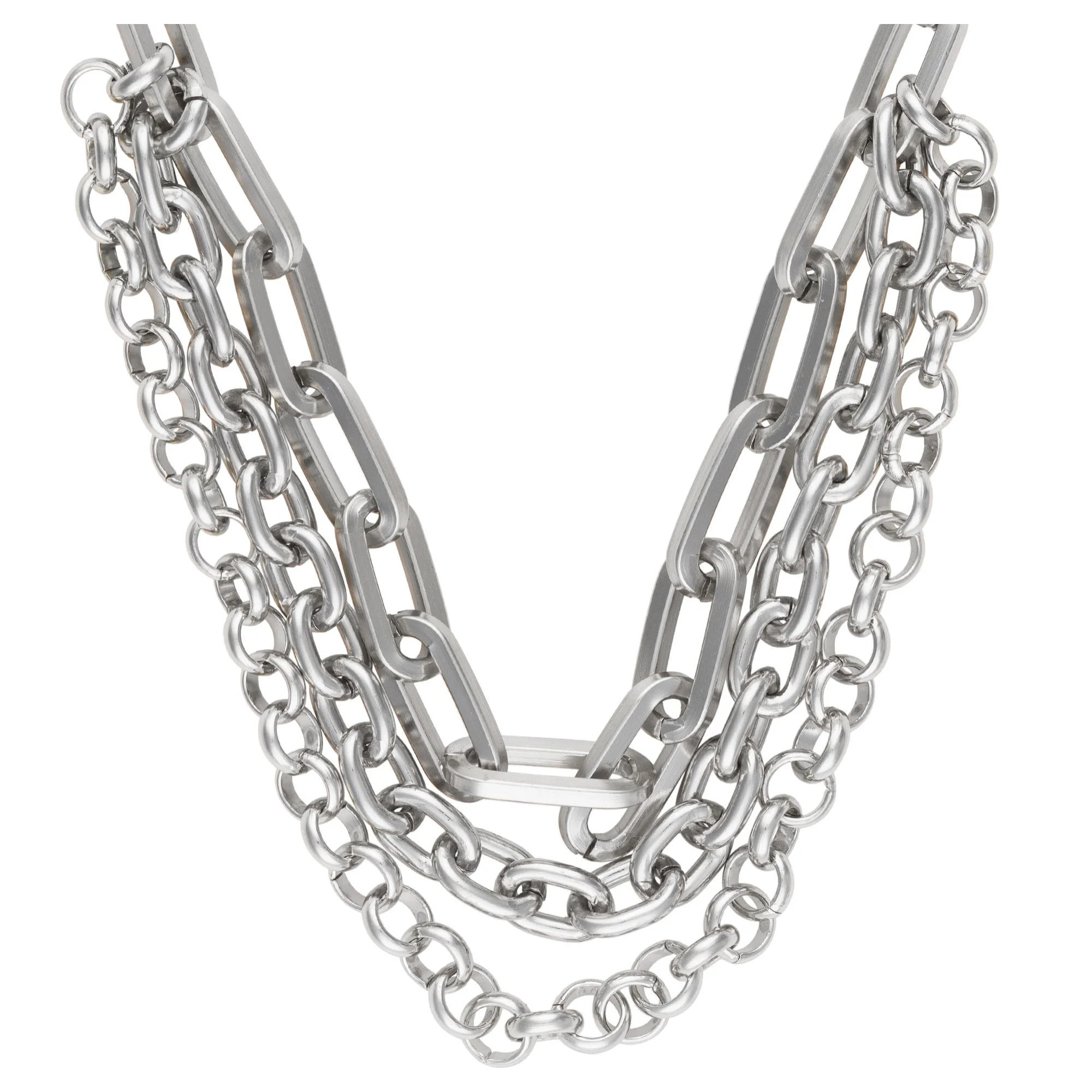 Collar "tres vueltas" en plata