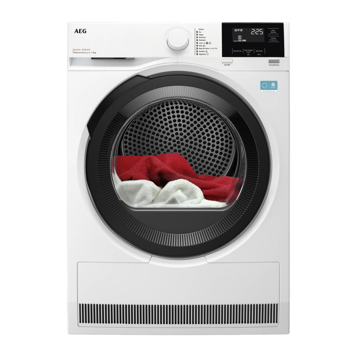 AEG Secadora con Bomba de Calor Serie 8000 AbsoluteCare® de 9 kg TR819OBOB