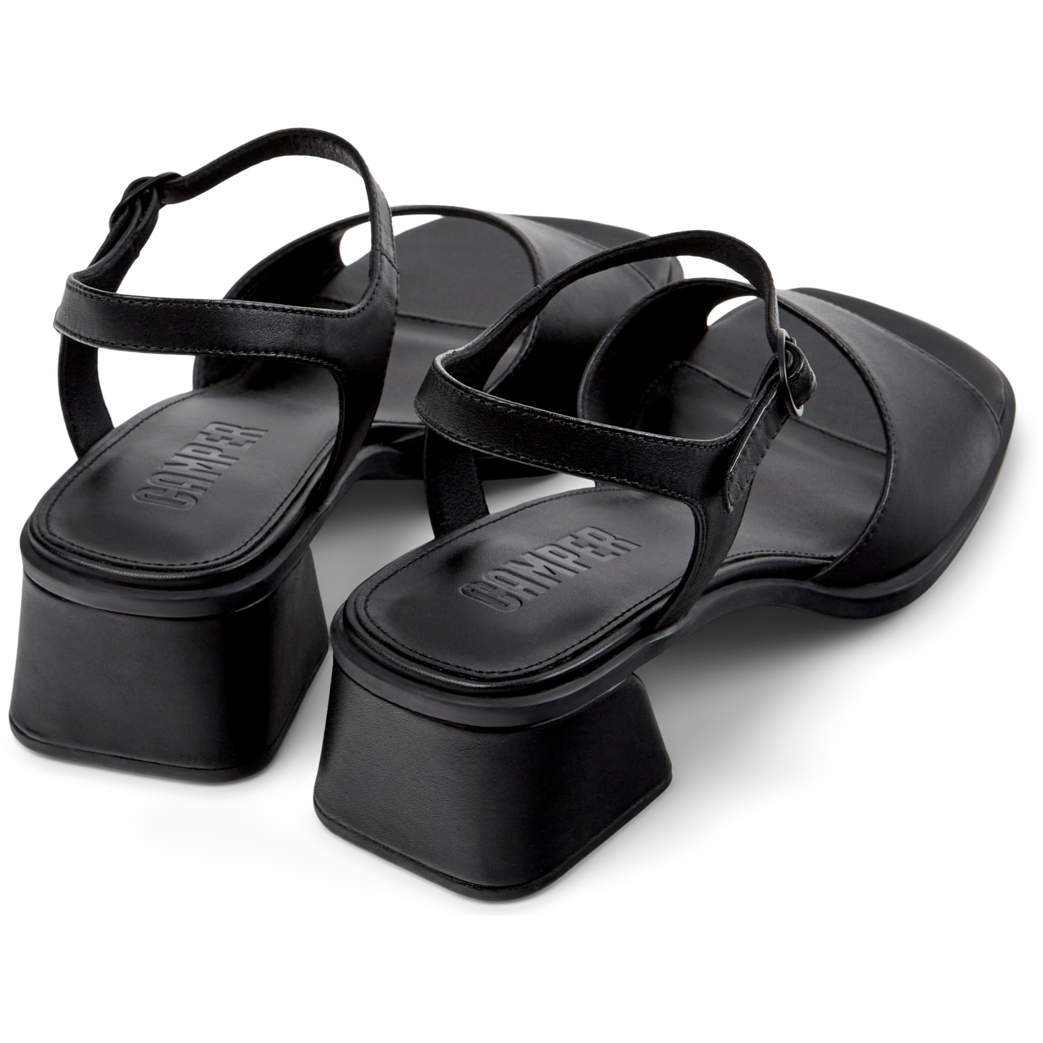 Sandali - CAMPER Kora Sandal - Nero - Pelle liscia