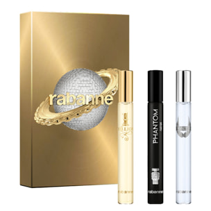 Trio Découverte - Coffret 1 Million Eau de Toilette 10 ml + Invictus Eau de Toilette 10 ml + Phantom Parfum 10 ml