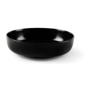 Set 6 piatti fondi Excelsa Nordic, ceramica, nero matte