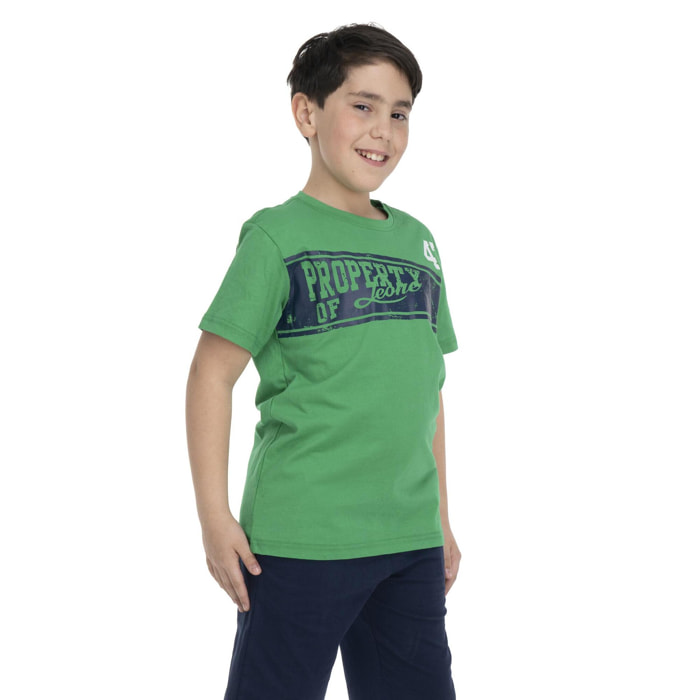 Camiseta infantil de manga corta Bienvenidos