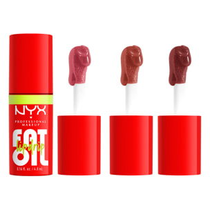 NYX Professional Makeup Trio Fat Oil Lip Drip Edition Limitée Maman, j'ai raté l'avion