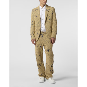 PHILIPP PLEIN Destroyed Beach Boy Fit Jeans Monogram