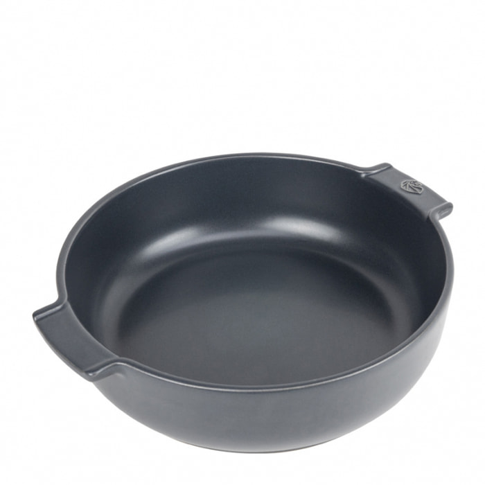Plat four céramique rond ardoise 27 cm - 10,6' Appolia