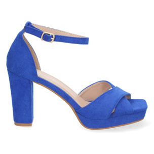 Sandalia de Tacon con Palas Cruzadas