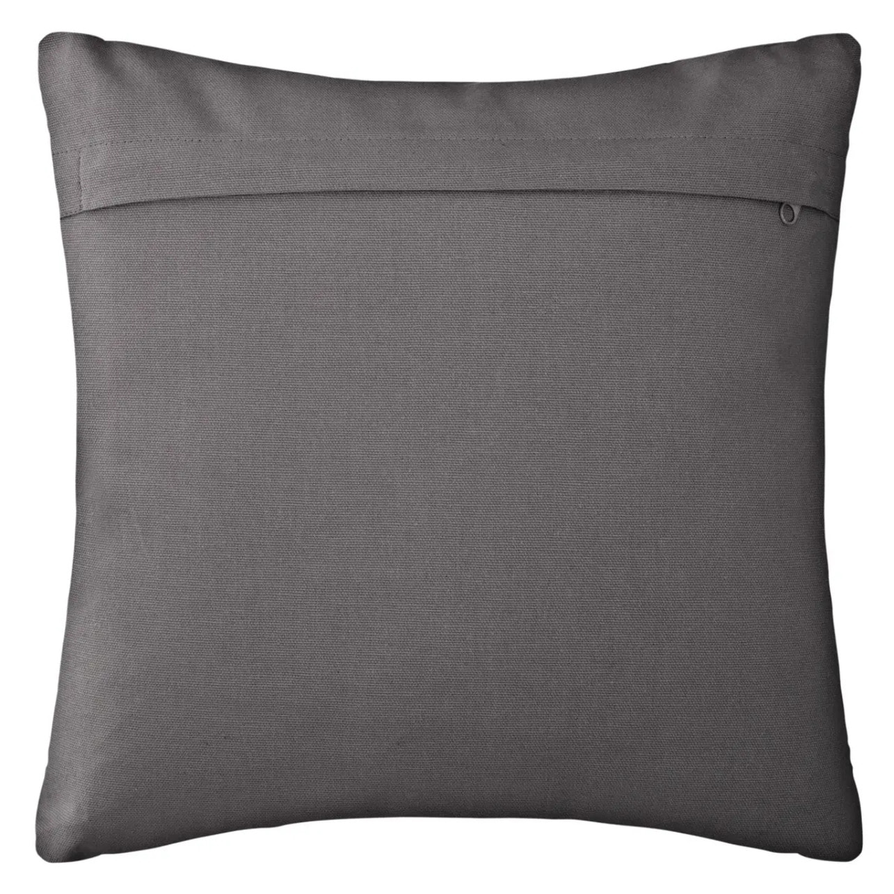 Coussin - motifs otto - coton - gris - 38x38 cm