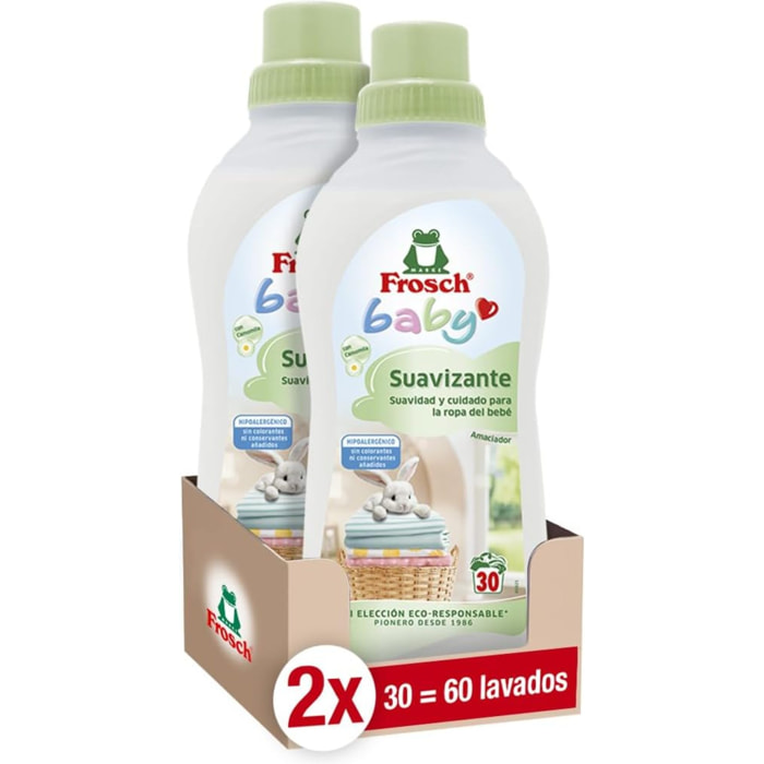 Pack 2X Baby suavizante Frosch 750 ml