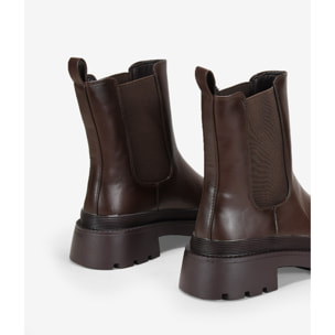 Botas chelsea marrones con doble suela