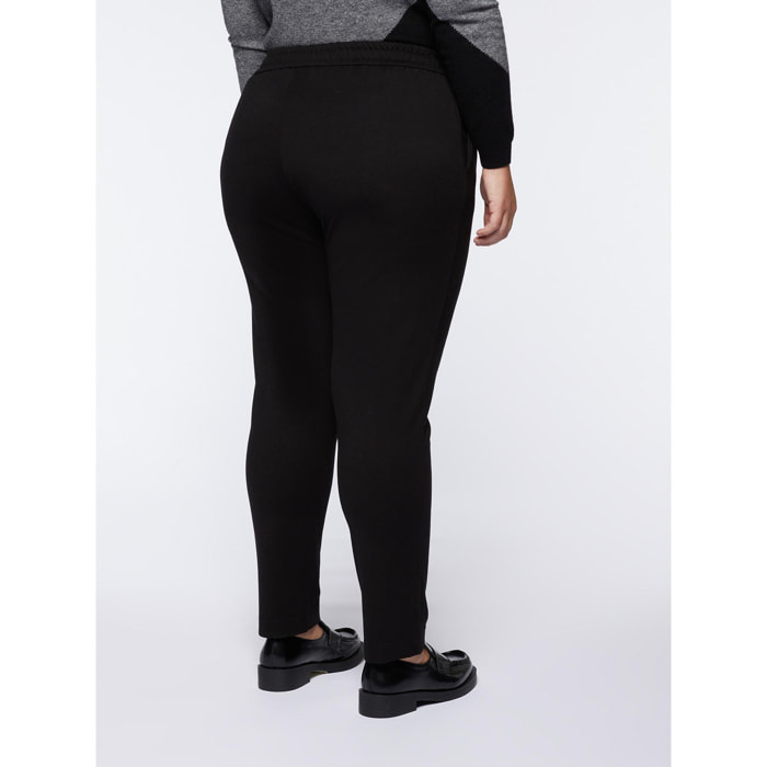 Fiorella Rubino - Pantalones joggers de ECOVERO™ - Negro