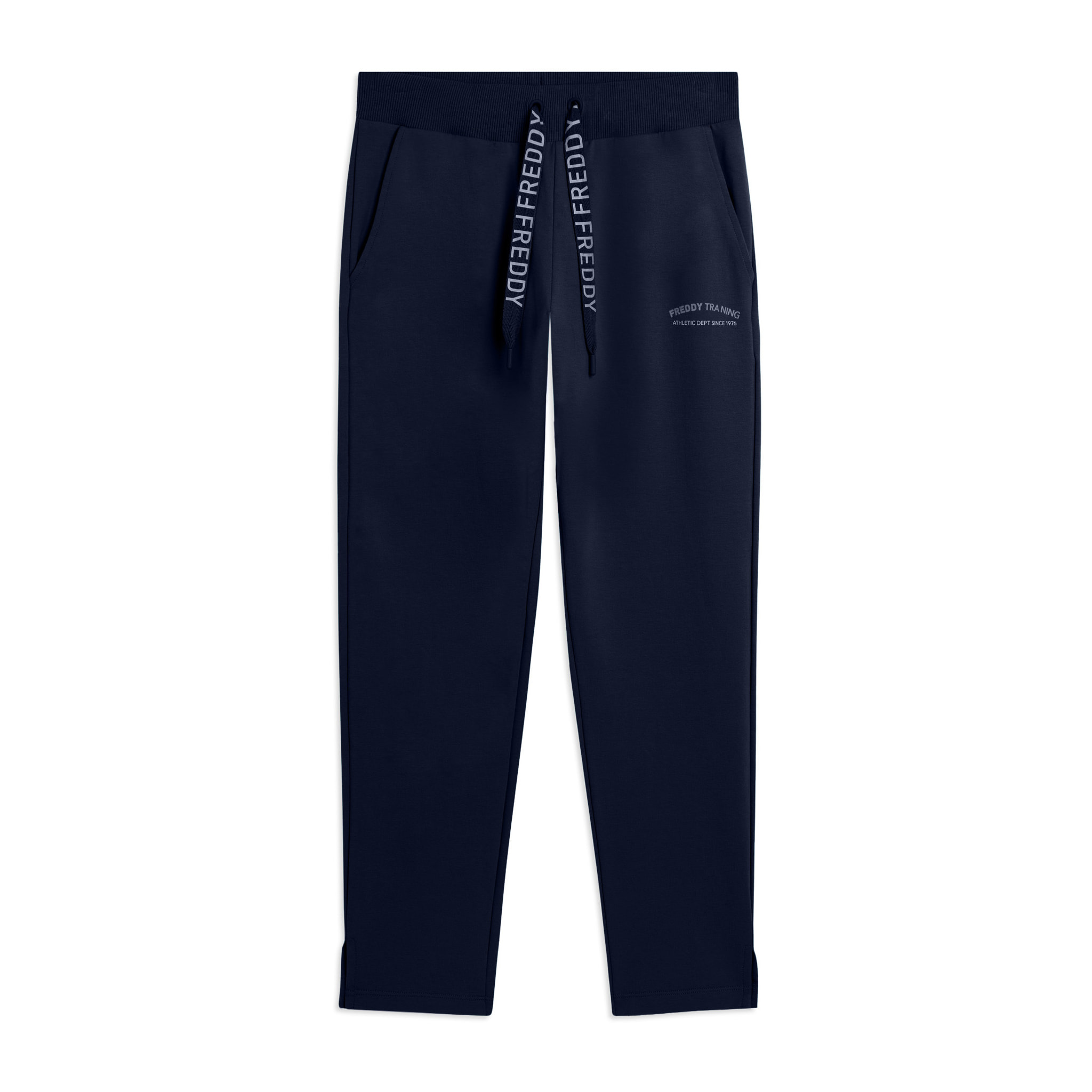 Pantaloni 7/8 con Spacchi Laterali sul fondo e Logo FREDDY