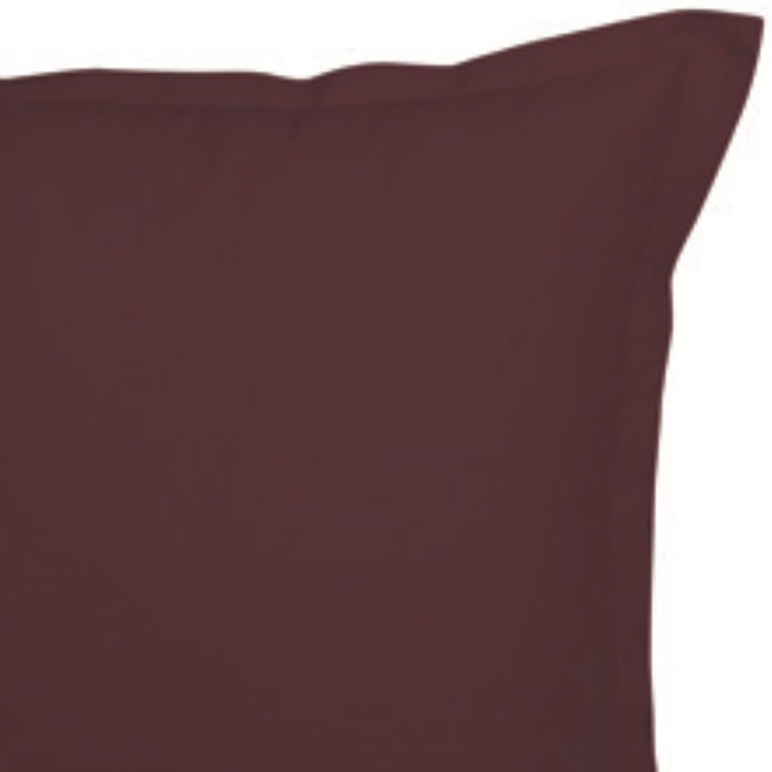 Lot de 2 taies volant plat pique gris clair