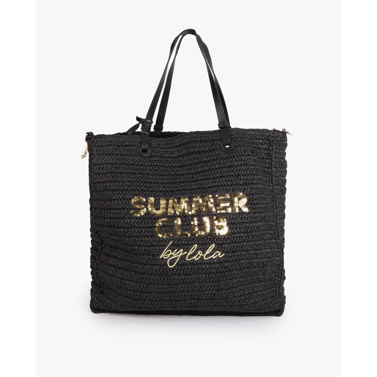 Borsa decostruita in rafia Summer Club