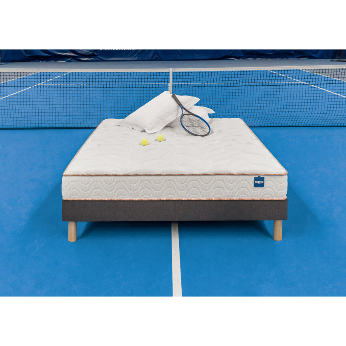 Ensemble LE 5EME SET 2 places| Matelas H 21cm avec sommiers ferme |confort ferme