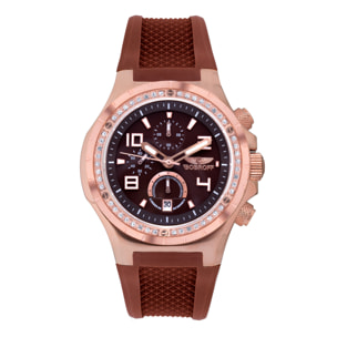 Reloj Bobroff BF1002L65 Unisex Analogico Cuarzo con Correa de Caucho