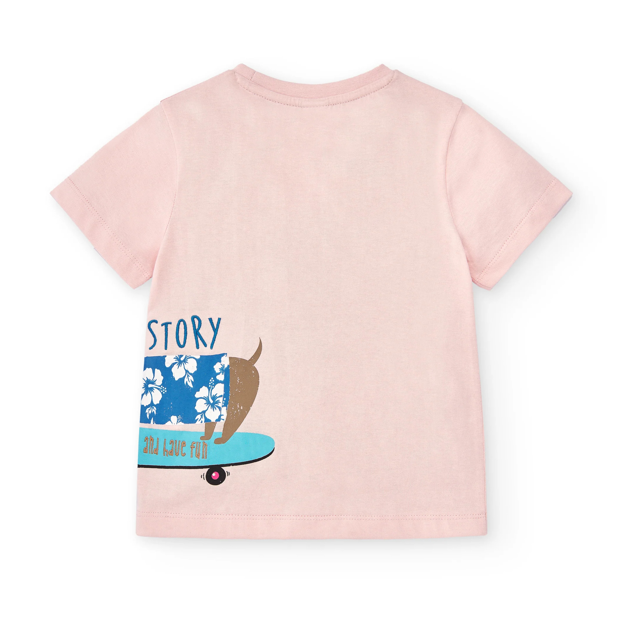 Camiseta de niño rosa