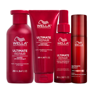 WELLA Kit Ultimate Repair Shampoo 250ml + Conditioner 200ml + Miracle Hair 95ml + Protective Leave In 95ml