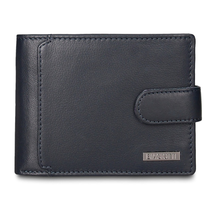 Portafoglio uomo in vera pelle - Modello Erebus Pro - Casual - 12.5 x 10.0 x 2.5 cm