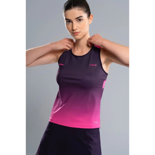 Camiseta Tirantes Mujer PRO Blackberry Rose Degraded