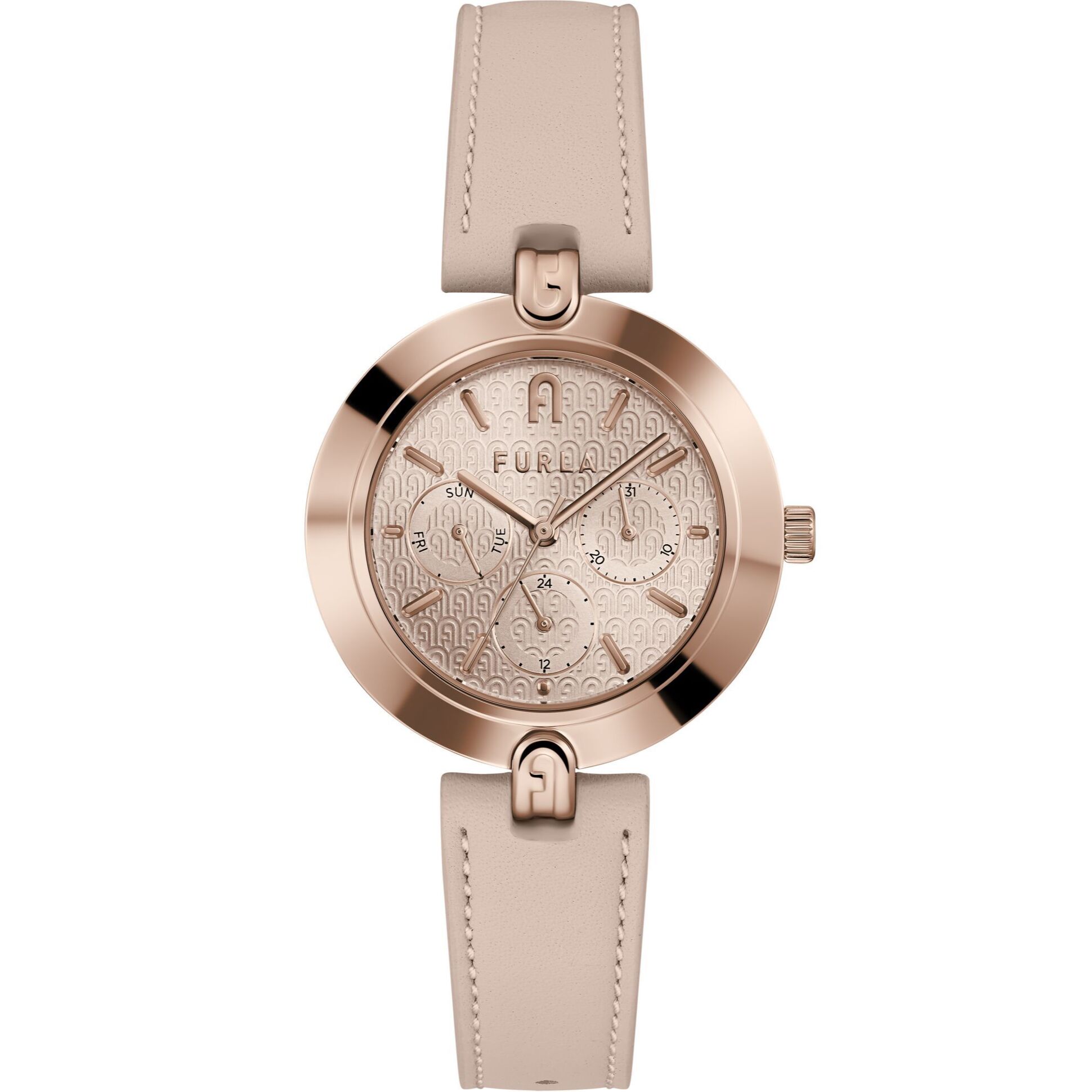 Furla Orologio Analogico Al Quarzo Furla Logo Links Multifunction