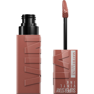 Maybelline New York Superstay Vinyl Ink Nude Shock Encre à lèvres effet vinyl 120 PUNCHY