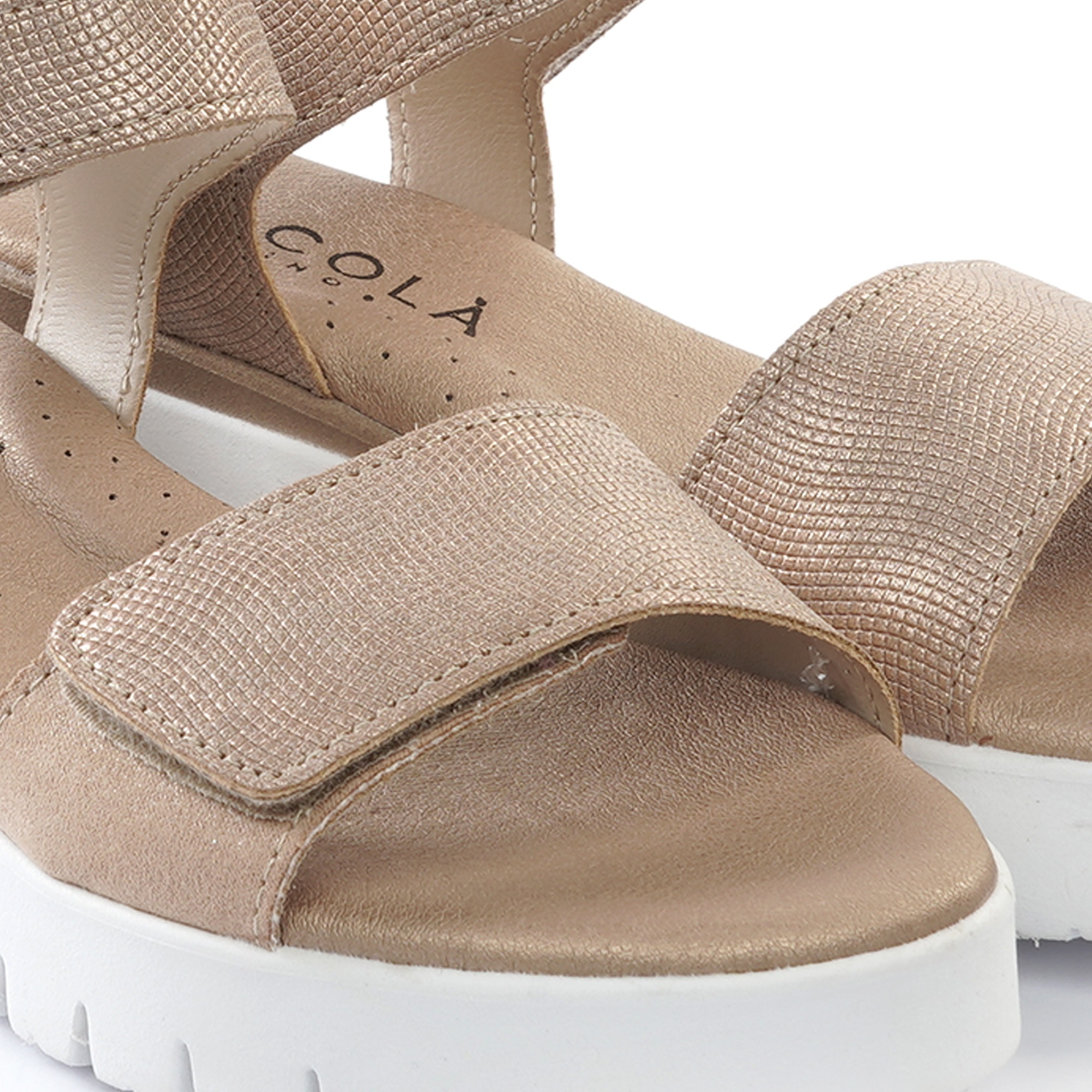 SANDALO ZEPPA FASCIA SIRENA CUOIO