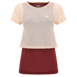 T-shirt yoga manica corta in nylon e jersey 100% Made in Italy