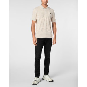PHILIPP PLEIN Pullover Polo-Neck MONOGRAM