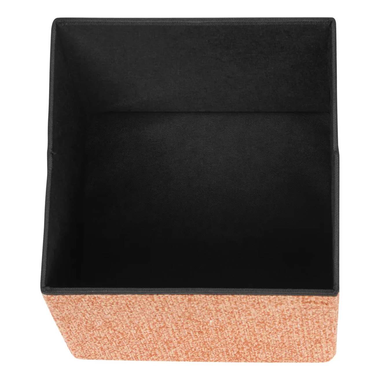 Pouf Coffre Pliable Oxia 38x38cm Ambre