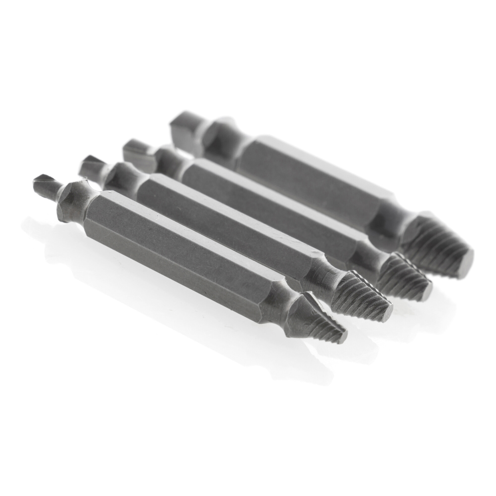 Set di 4 bits per la rimozione delle viti danneggiate - acciaio temperato