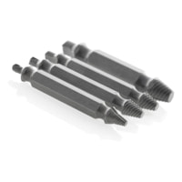 Set di 4 bits per la rimozione delle viti danneggiate - acciaio temperato