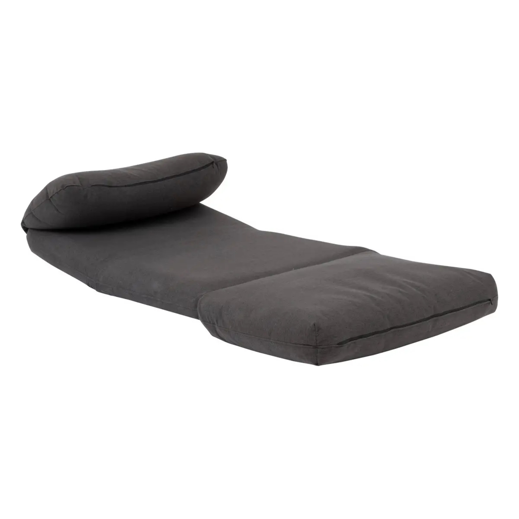 Chauffeuse "Marza" gris ardoise 209x78cm