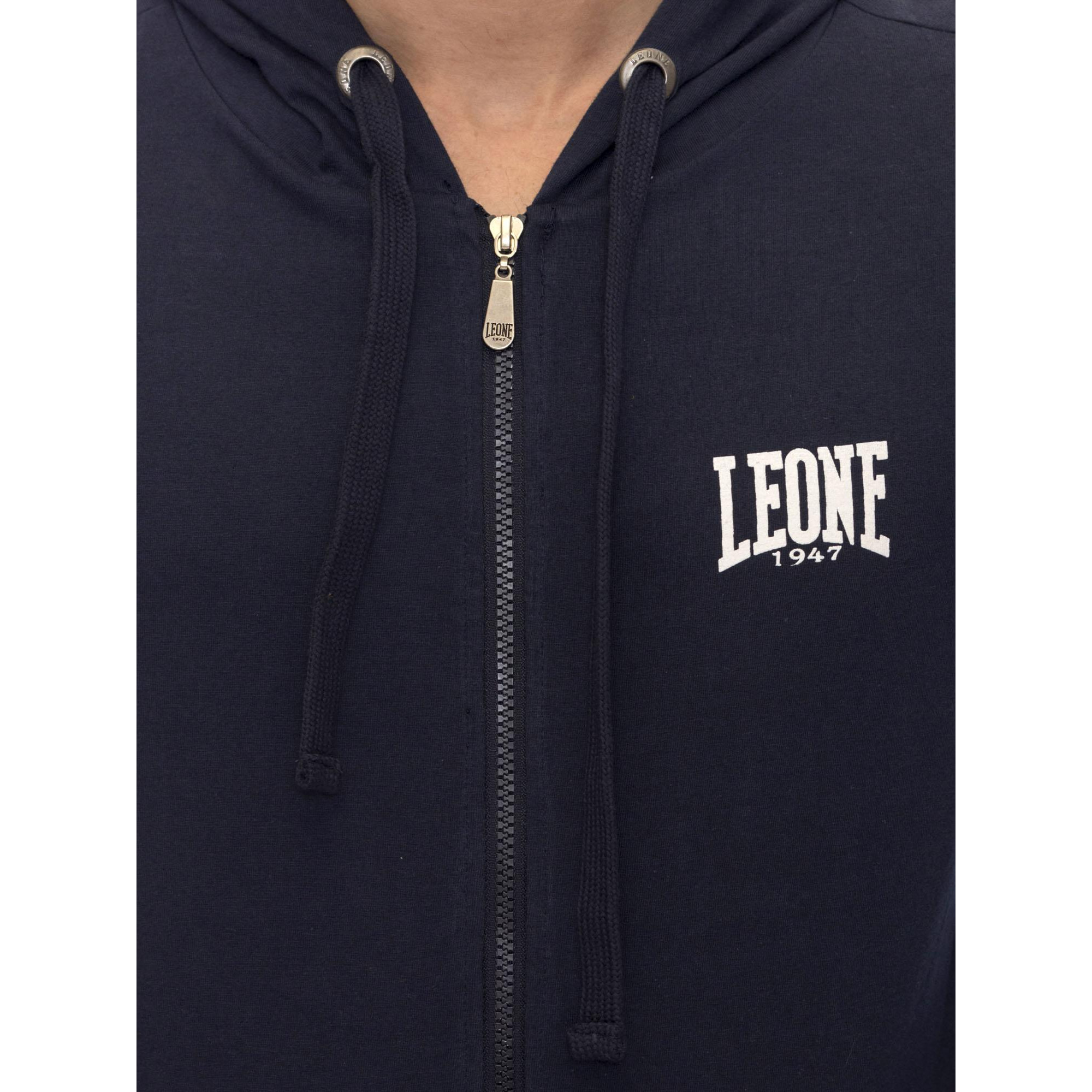 Sudadera de hombre con capucha y cremallera Leone 1947 Apparel