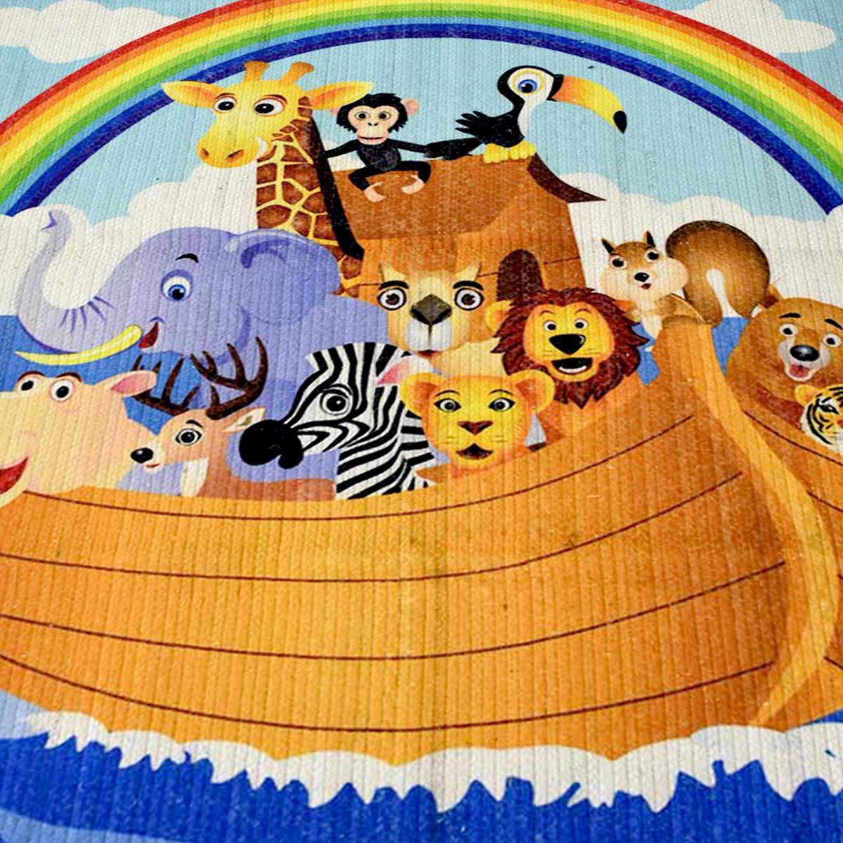 Tapis atisanal reversible pour enfant