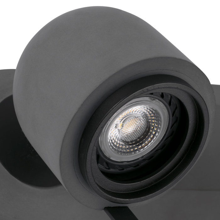 STONE 2L Lampe applique gris roche