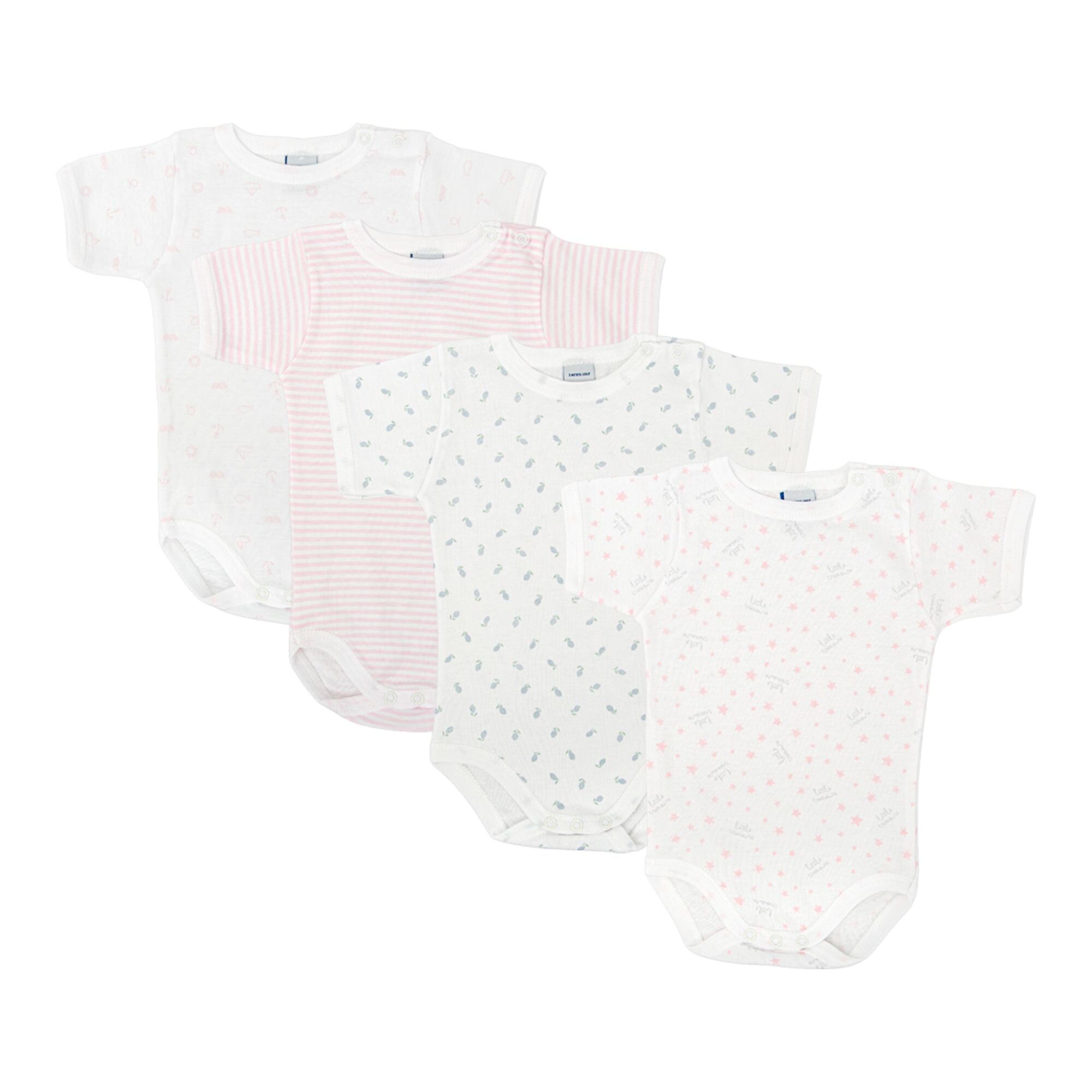 Pack 4 Body Ab. Hombro Manga Corta