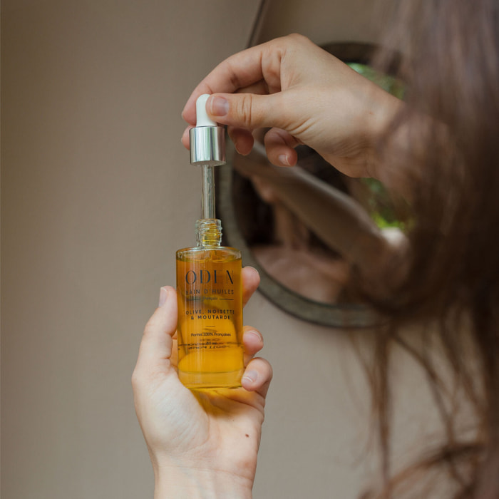 Olive, Noisette & Moutarde - Huile Cheveux 50 ml