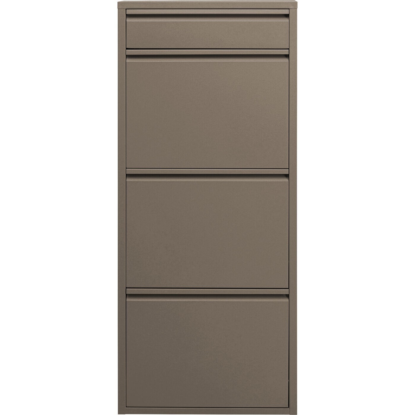 Casier à chaussures Caruso taupe 3+1 tiroirs Kare Design