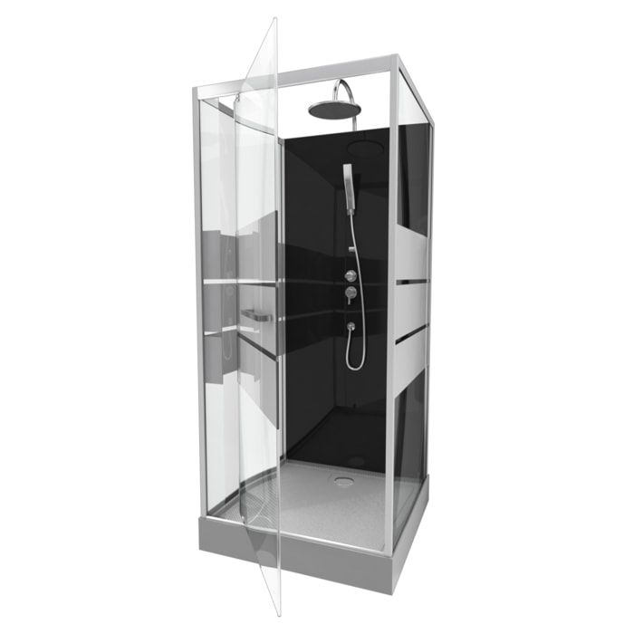 Cabine de douche 90 carrée 90x90x225cm - SCRATCHY 90