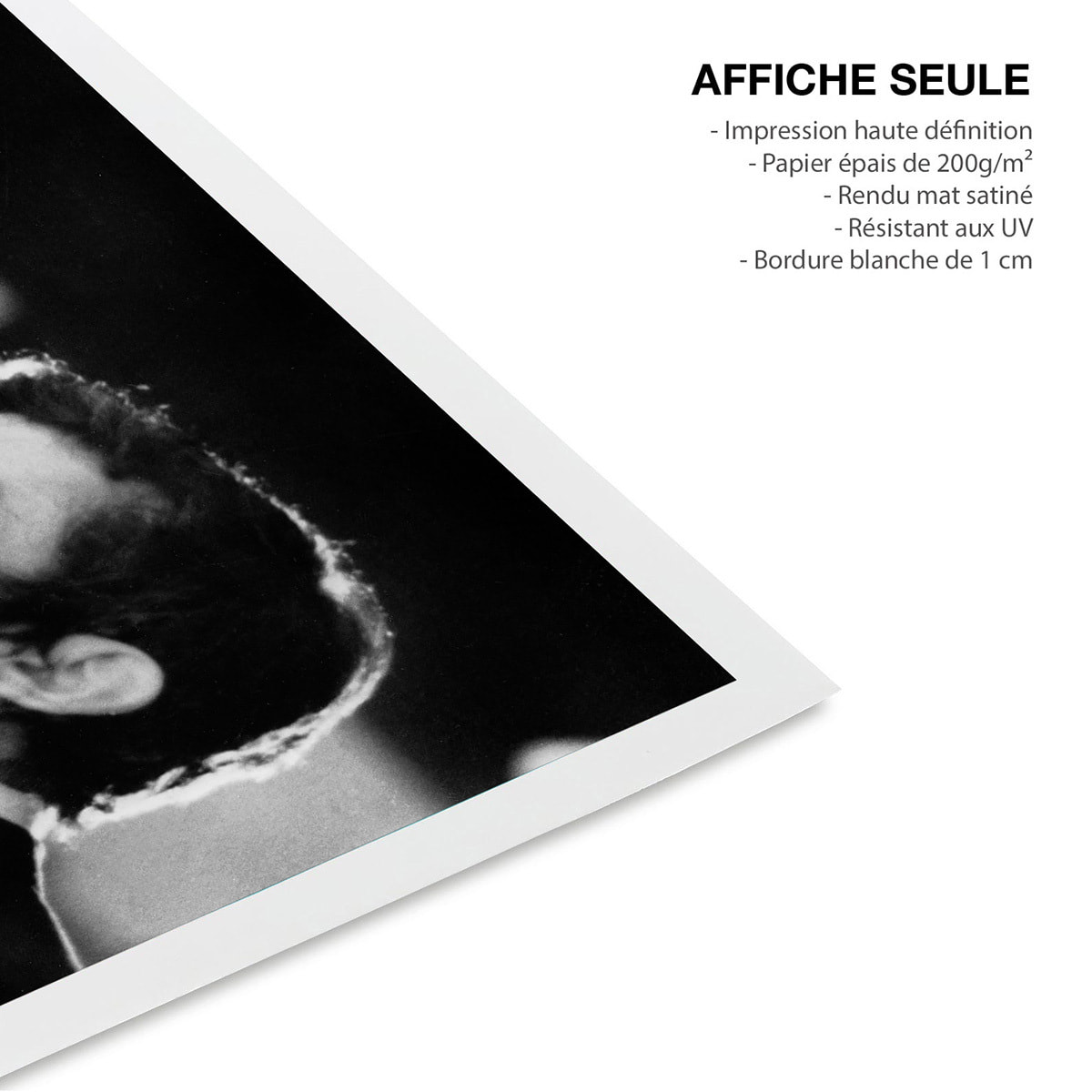 Affiche acteurs Photo de Brigitte Bardot et Serge Gainsbourg Affiche seule