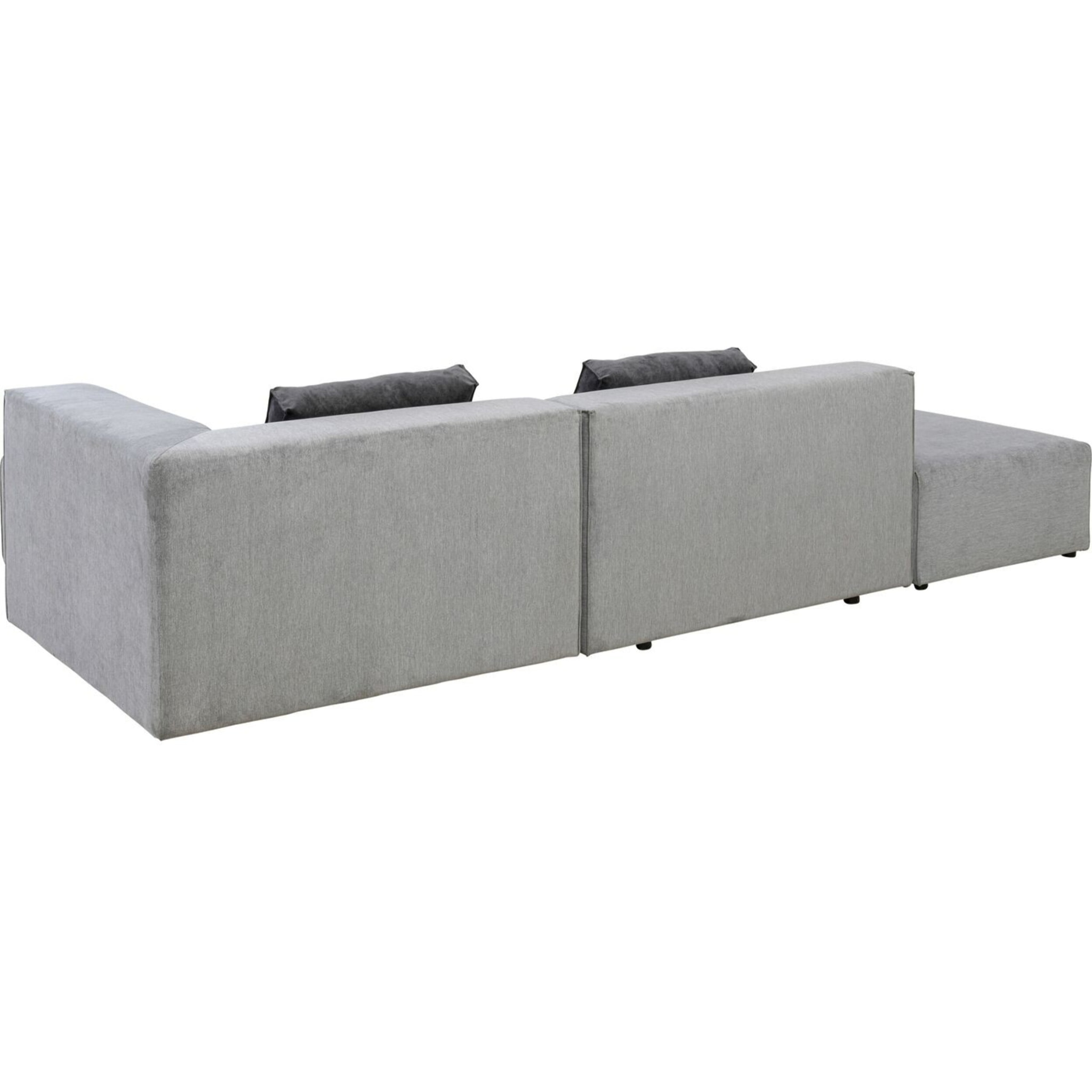 Canapé d'angle Infinity droite gris Kare Design