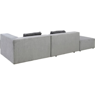 Canapé d'angle Infinity droite gris Kare Design